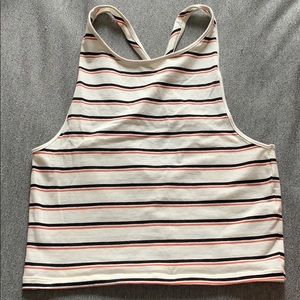 Striped crop top